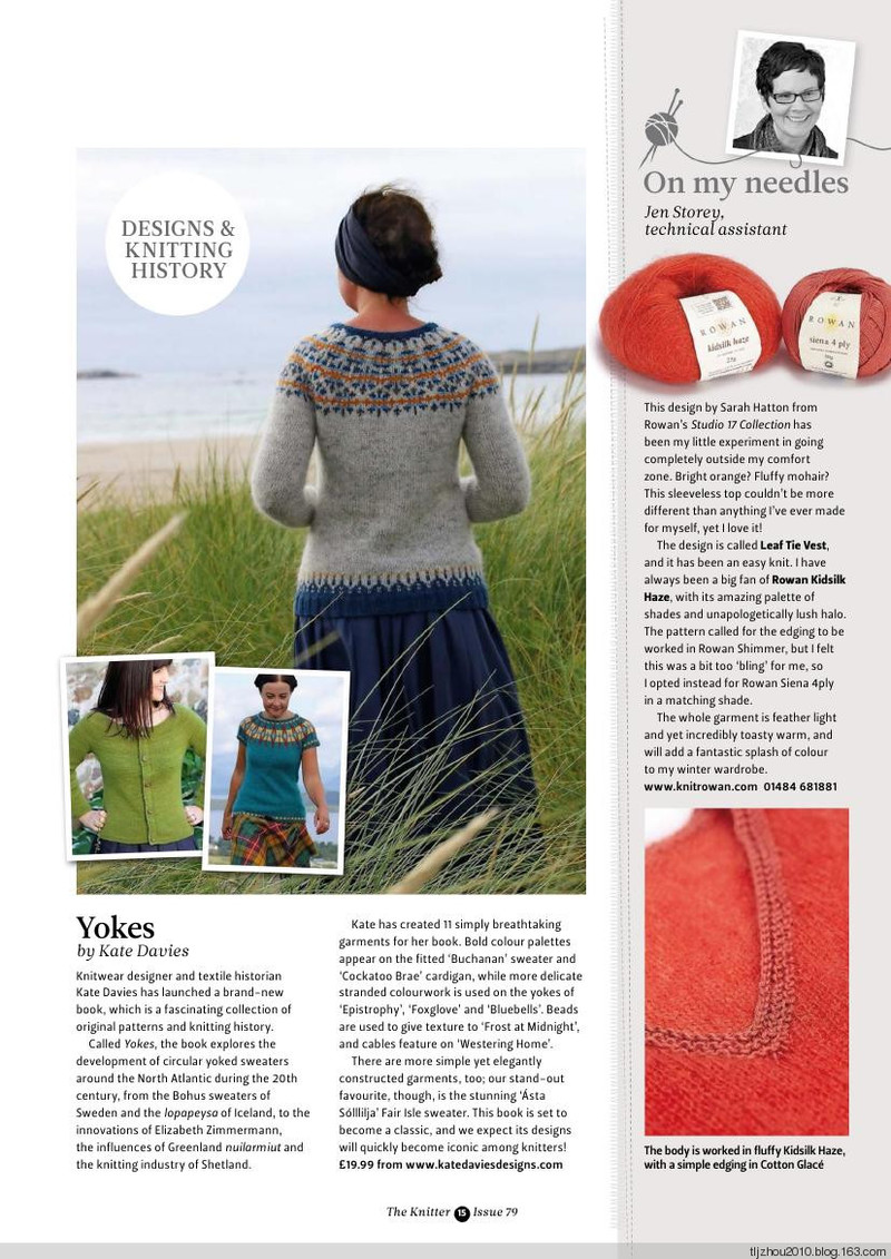The Knitter Issue 79 2014 - 紫蘇 - 紫蘇的博客