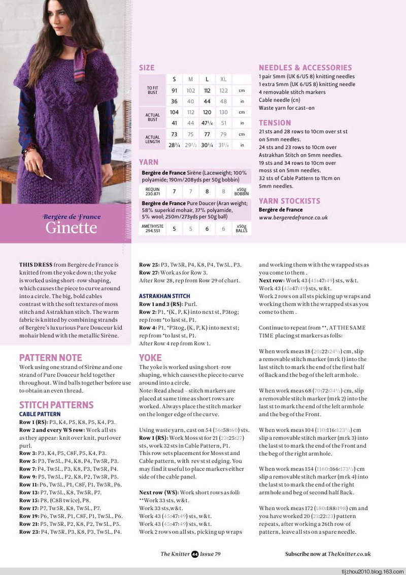 The Knitter Issue 79 2014 - 紫蘇 - 紫蘇的博客