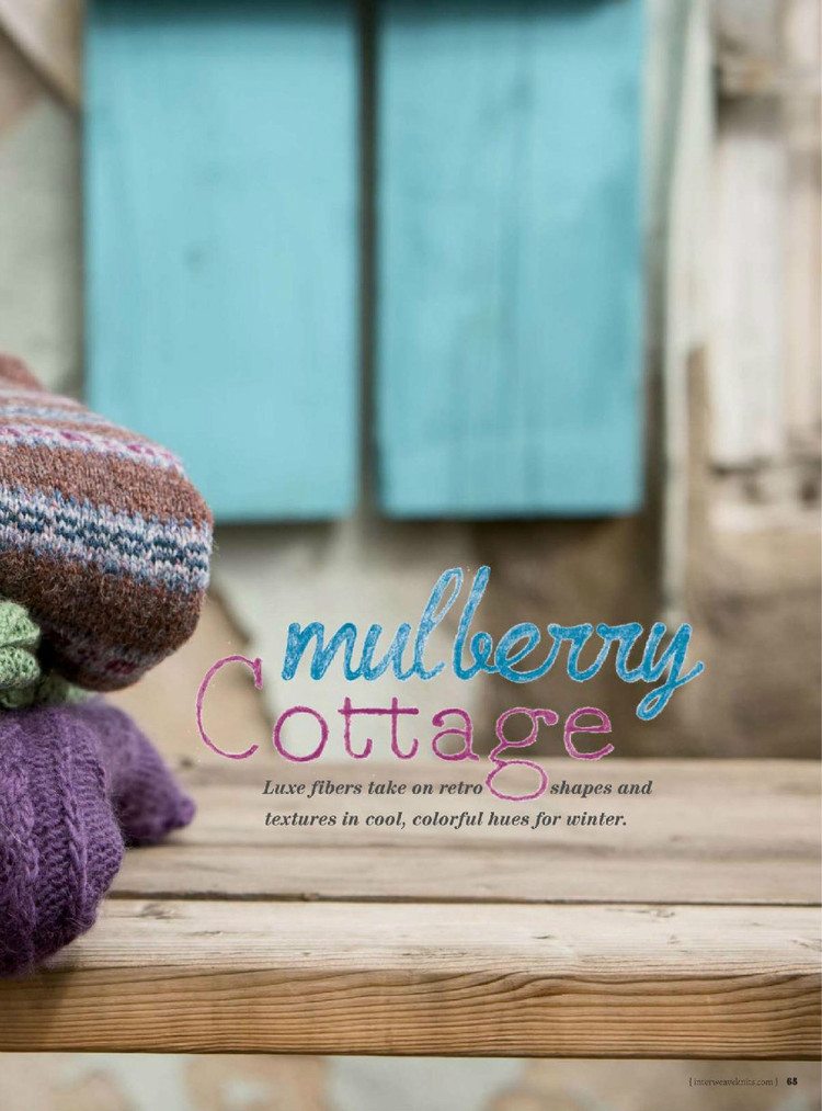 Interweave knits winter 2015 - 輕描淡寫 - 輕描淡寫