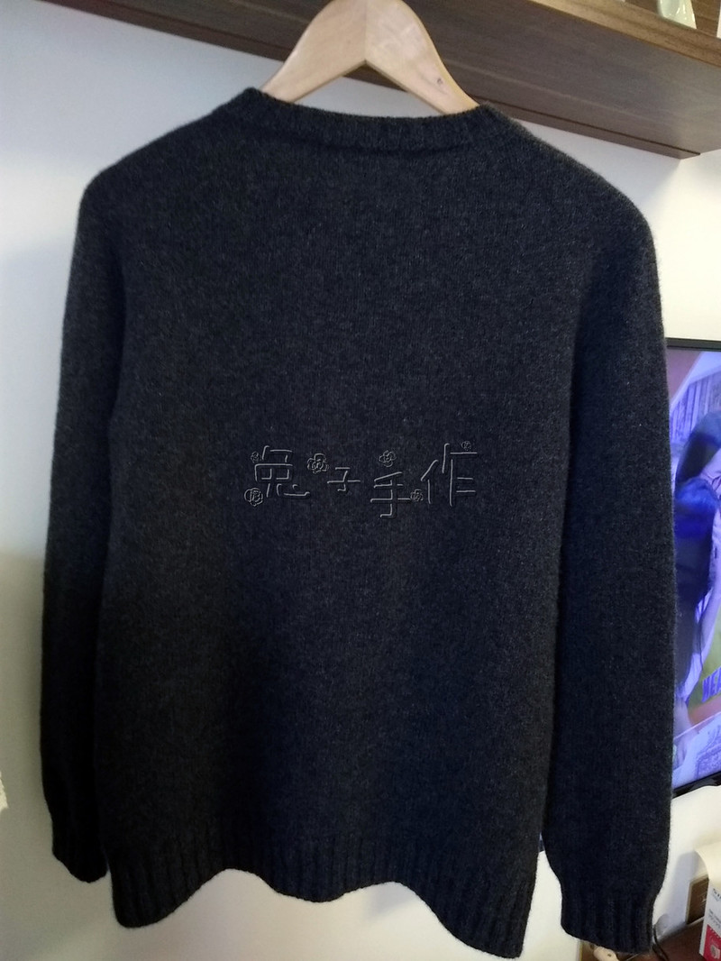 [兔子*手工]簡約（成人款）~自帶袖~低圓領套頭衫 - 兔子 - 兔子的手工小窩