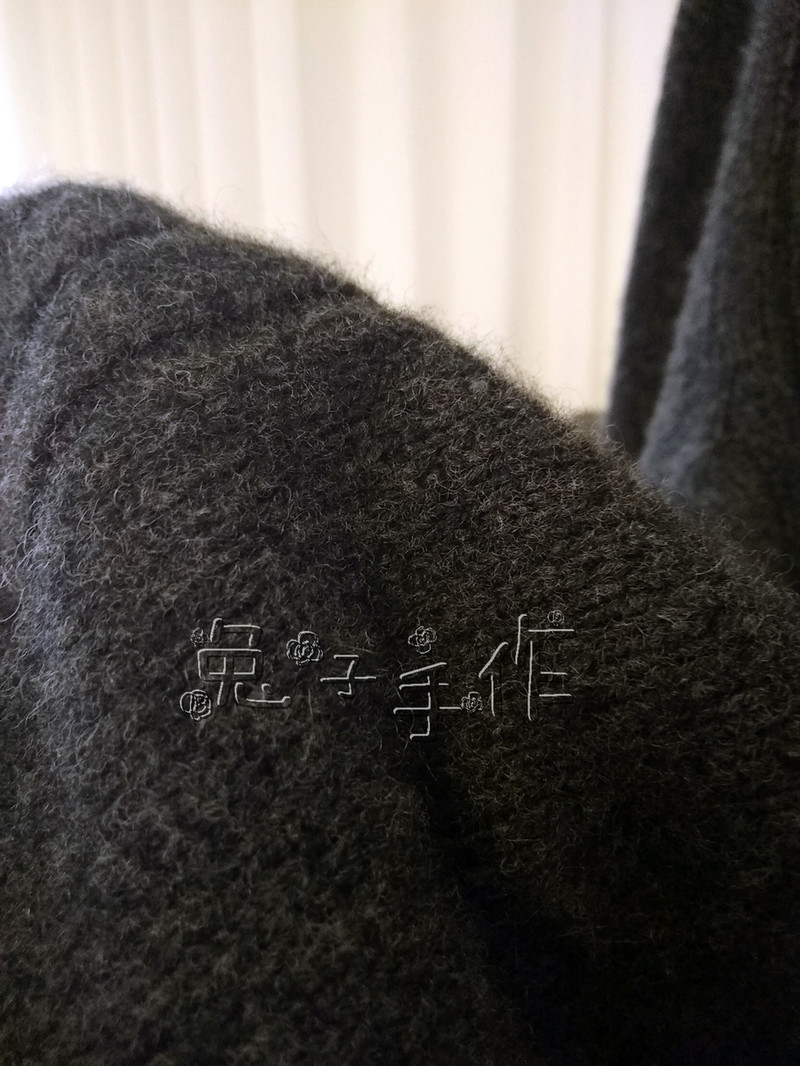 [兔子*手工]簡約（成人款）~自帶袖~低圓領套頭衫 - 兔子 - 兔子的手工小窩