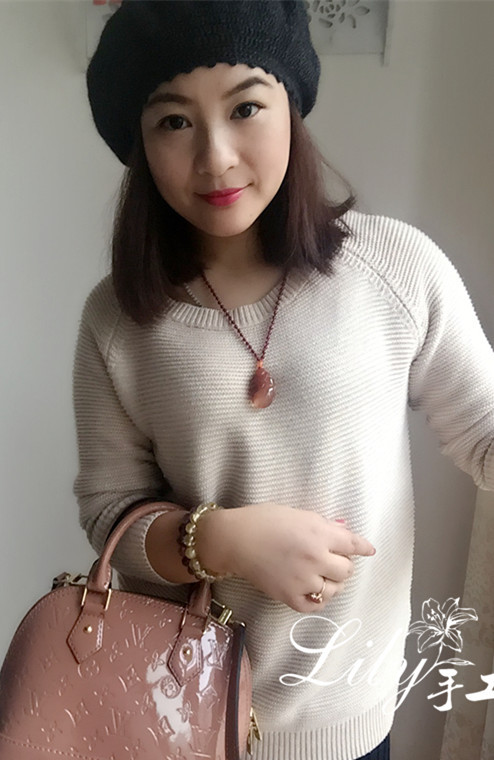 【Lily*手工】--小小畫(huà)家帽--尾線成就的一頂鉤針帽 - Lily - Lily的手工編織天地
