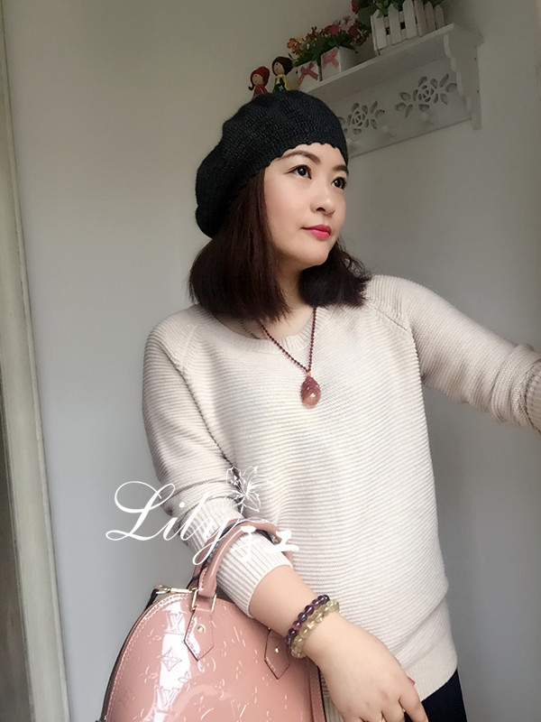 【Lily*手工】--小小畫(huà)家帽--尾線成就的一頂鉤針帽 - Lily - Lily的手工編織天地