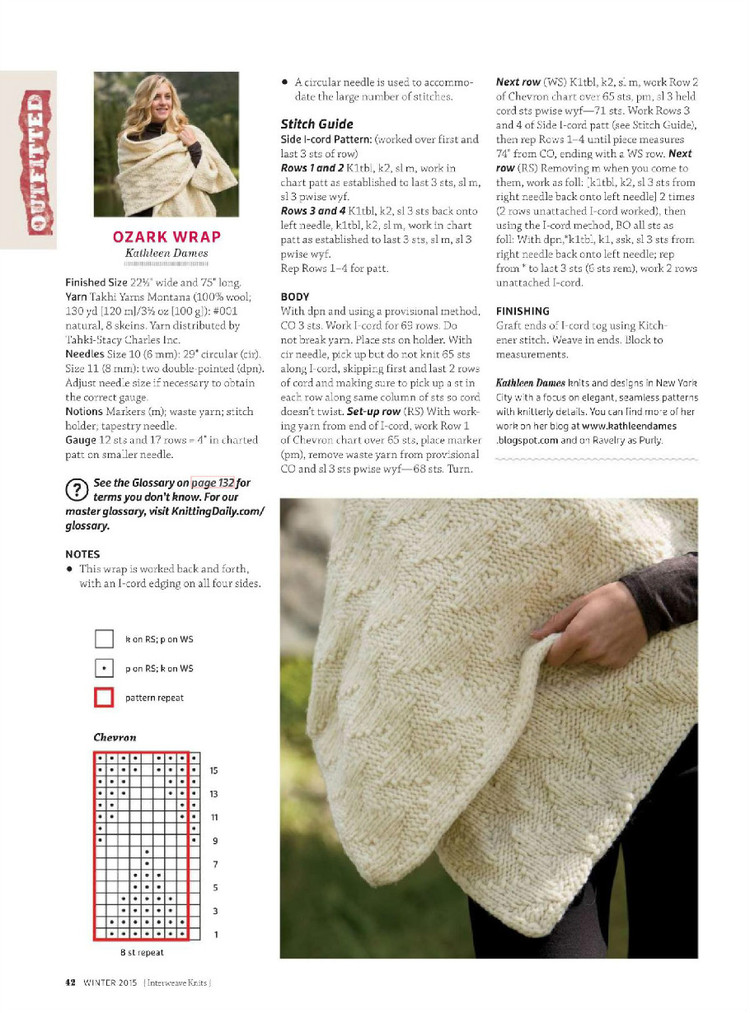 Interweave knits winter 2015 - 輕描淡寫(xiě) - 輕描淡寫(xiě)