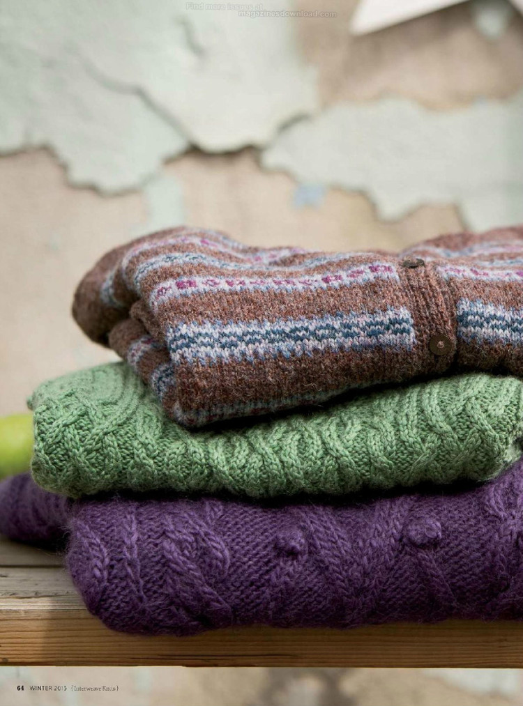 Interweave knits winter 2015 - 輕描淡寫(xiě) - 輕描淡寫(xiě)
