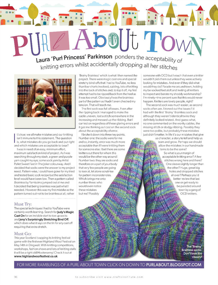 Knitting Magazine  May 2014 - 輕描淡寫 - 輕描淡寫