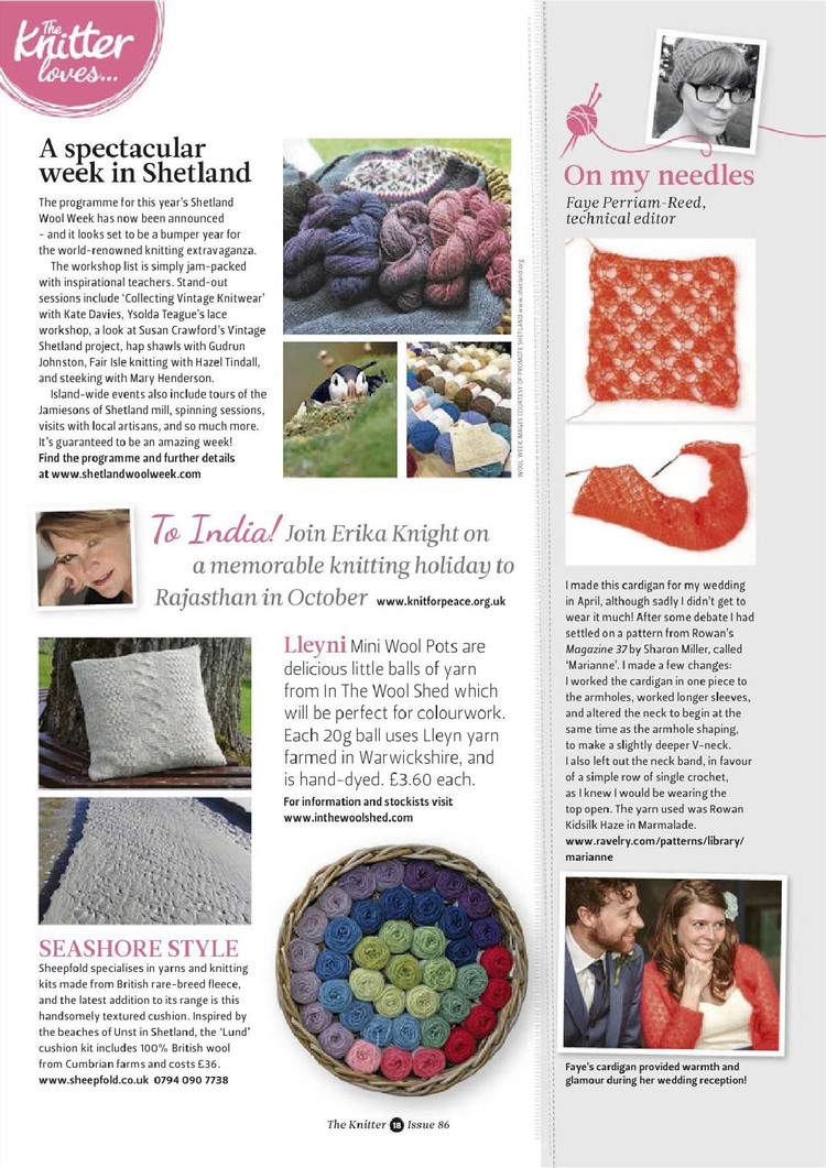 The Knitter  Issue 86 2015 - 輕描淡寫 - 輕描淡寫