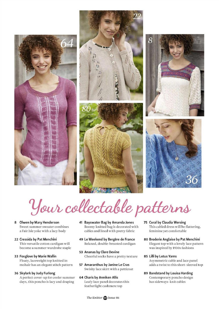 The Knitter  Issue 86 2015 - 輕描淡寫 - 輕描淡寫