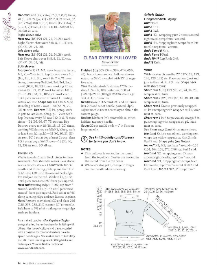 Interweave Knits 2013 Fall 秋季 - 壹一 - 壹一的博客