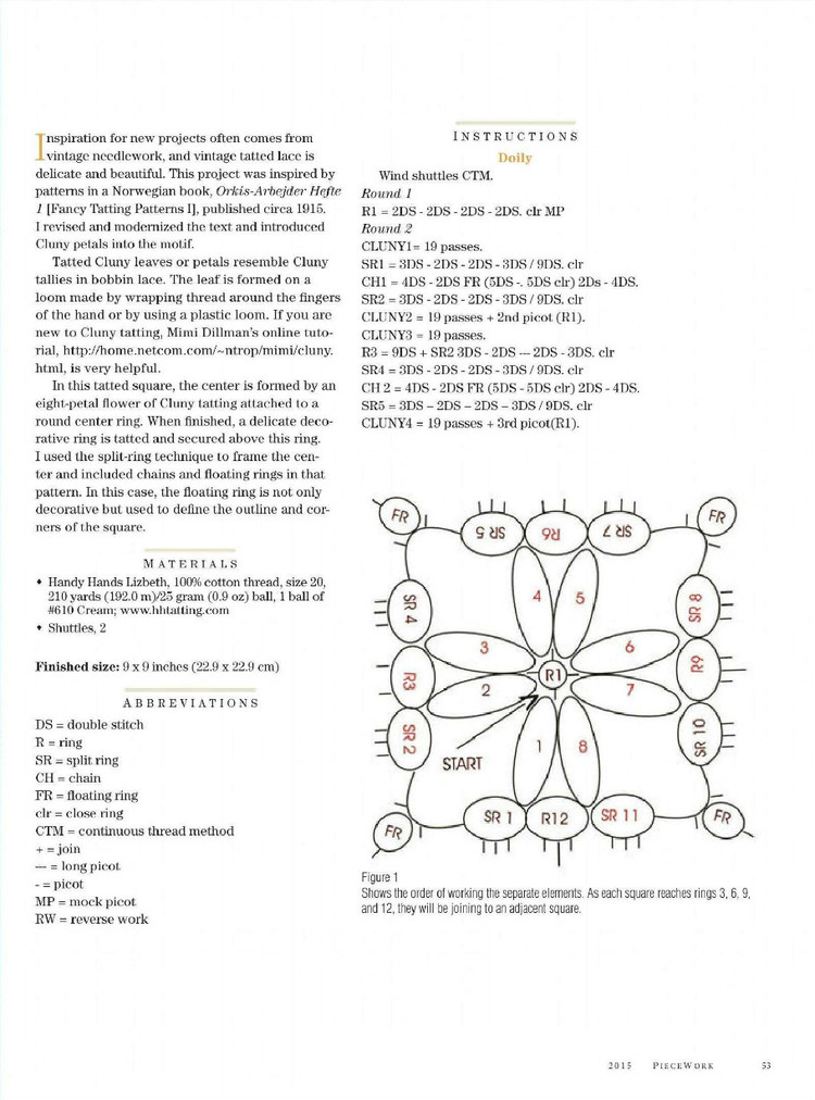 PieceWork  July/August 2015 - 輕描淡寫 - 輕描淡寫