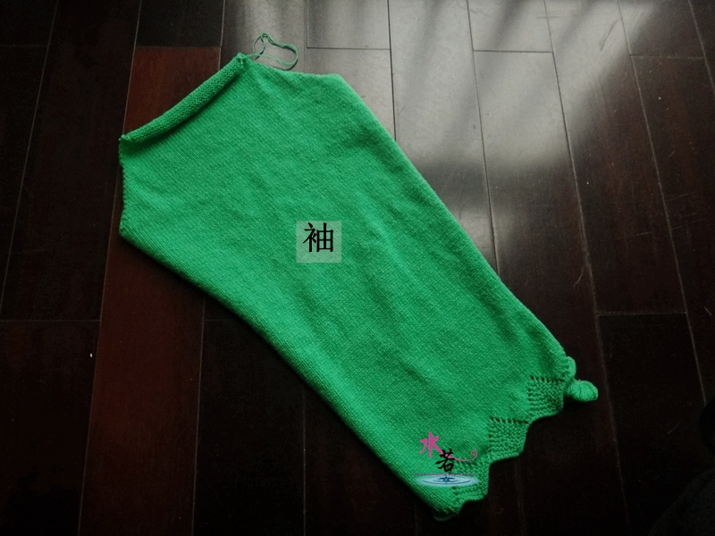 201539  煙花碧（羊絨圓領(lǐng)套頭衫） - 水若 - 滿溪流水香