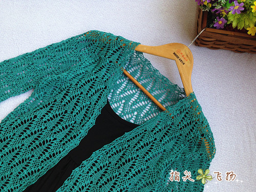 暗香疏影（1519）---10蕾絲精致長款外披 - 指尖飛揚(yáng) - 指尖飛揚(yáng)