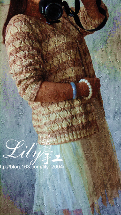 【Lily手工】--淡然--常規(guī)款小方塊開衫 - Lily - Lily的手工編織天地