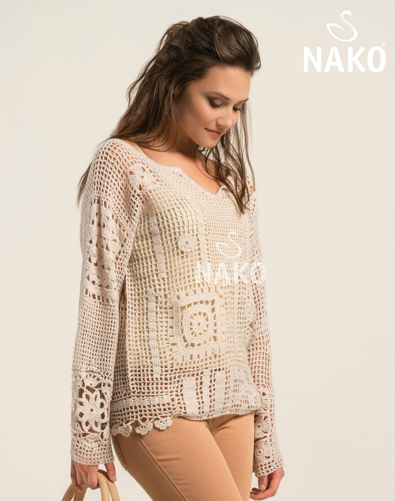 【轉載】Super Inci Narin Blouse - 夏季小衫 - 荷塘秀色 - 茶之韻