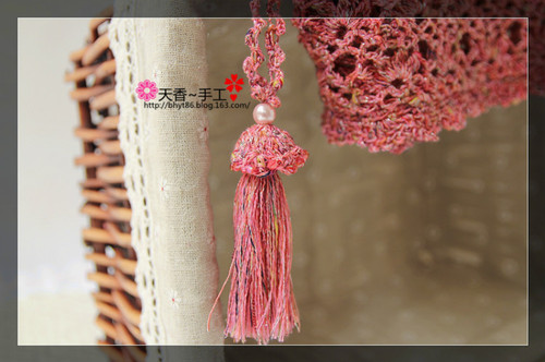 花開(kāi)~~~羅莎琳達(dá)星語(yǔ)--兩片式罩衫--015 - 碧海---纏夢(mèng) - 天香手編工作室