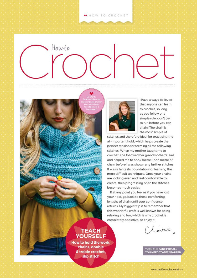 Inside Crochet  Issue 73 2016 - 輕描淡寫 - 輕描淡寫