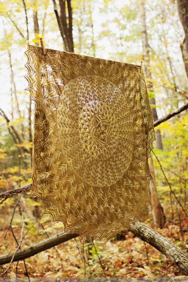 舒舒編譯館旅行良伴：零基礎圓型披肩教程（譯自EZs Pi Shawl） - sknitter - @舒舒編譯館sknitter