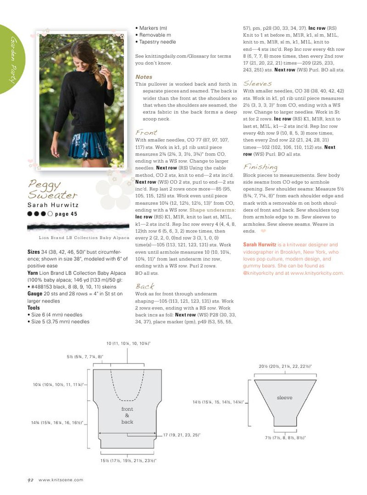 Knitscene  Spring 2016 - 輕描淡寫 - 輕描淡寫