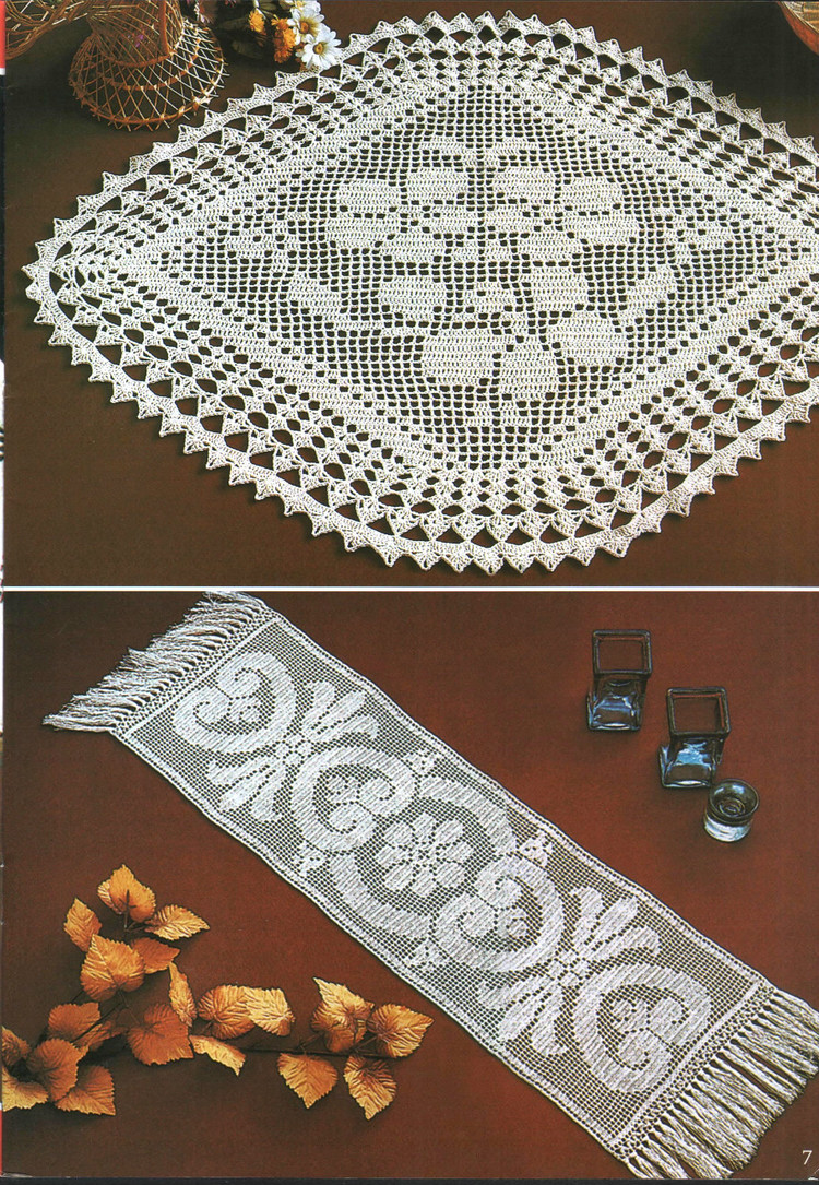 Вязание крючком №6 2013 桌布 花邊 - 紫蘇 - 紫蘇的博客