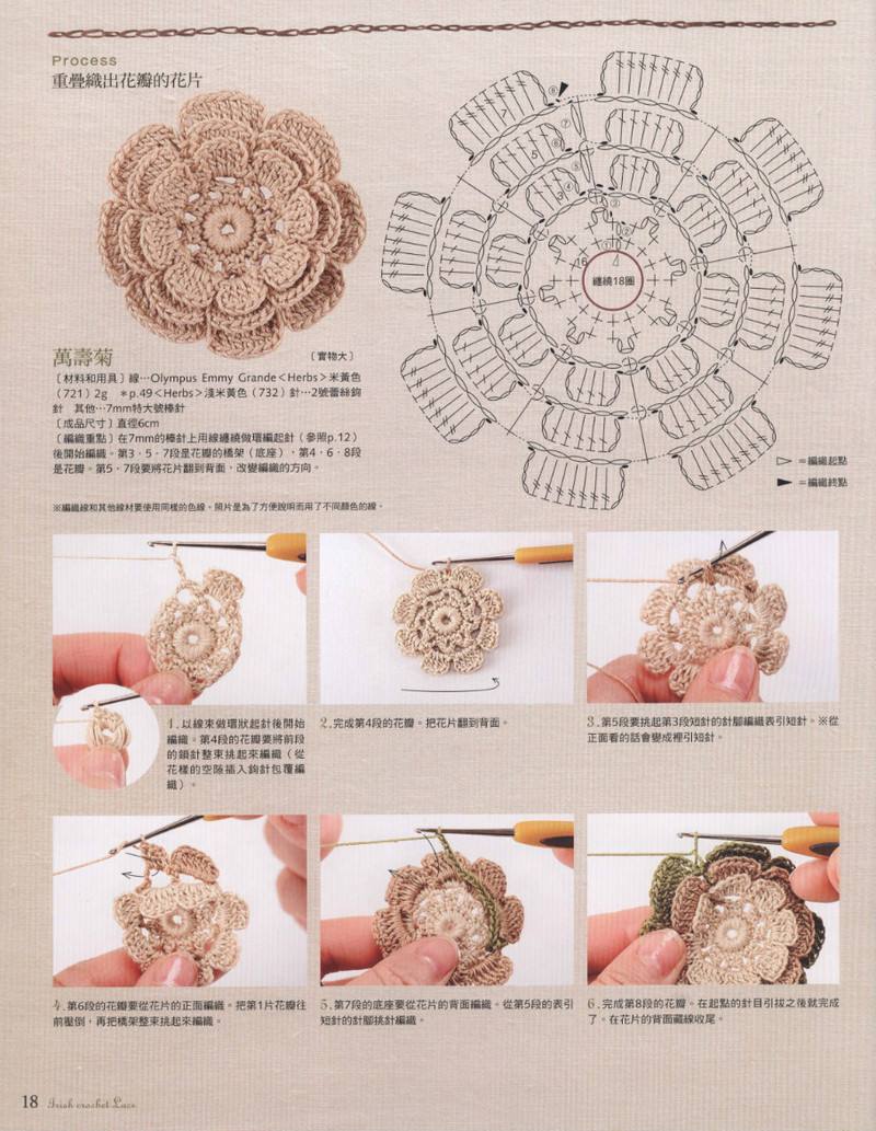 好想織織看~愛爾蘭風蕾絲編織 2012 - 沫羽 - 沫羽編織后花園