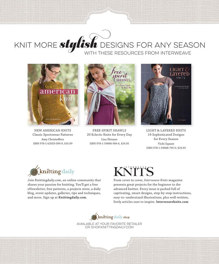 Warm Days, Cool Knits Lighter Designs for Every Season - 輕描淡寫 - 輕描淡寫
