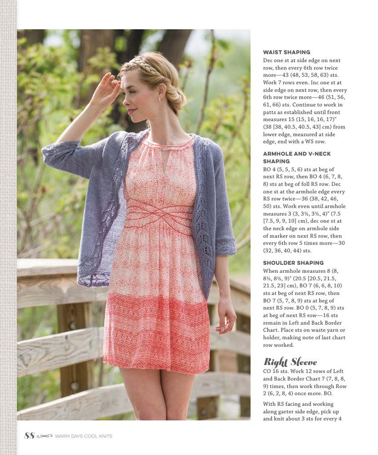 Warm Days, Cool Knits Lighter Designs for Every Season - 輕描淡寫 - 輕描淡寫