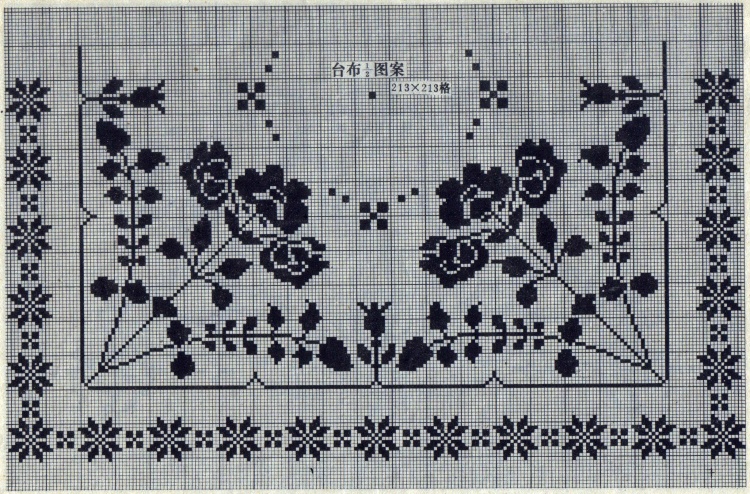 八十年代的鉤針蕾絲方格圖案 - 茗宴 - 茗香夜宴