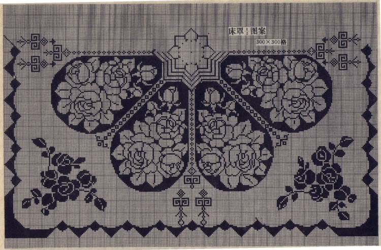 八十年代的鉤針蕾絲方格圖案 - 茗宴 - 茗香夜宴