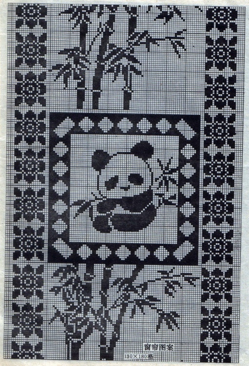 八十年代的鉤針蕾絲方格圖案 - 茗宴 - 茗香夜宴