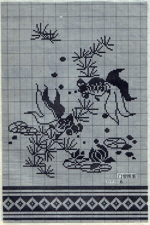 八十年代的鉤針蕾絲方格圖案 - 茗宴 - 茗香夜宴