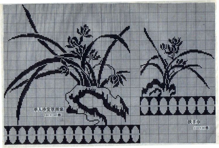八十年代的鉤針蕾絲方格圖案 - 茗宴 - 茗香夜宴