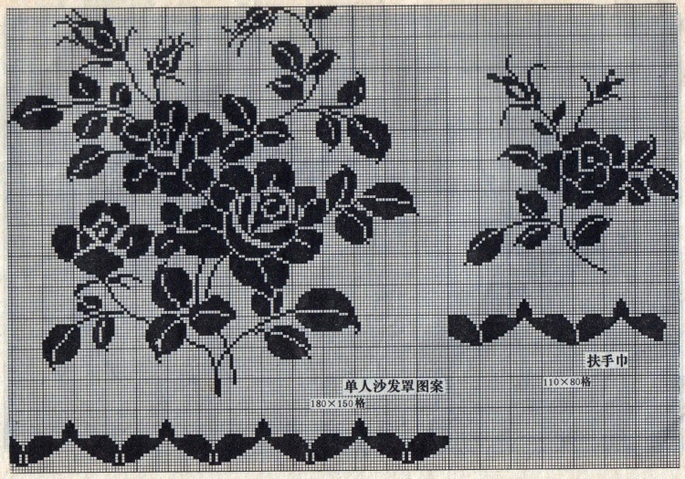 八十年代的鉤針蕾絲方格圖案 - 茗宴 - 茗香夜宴