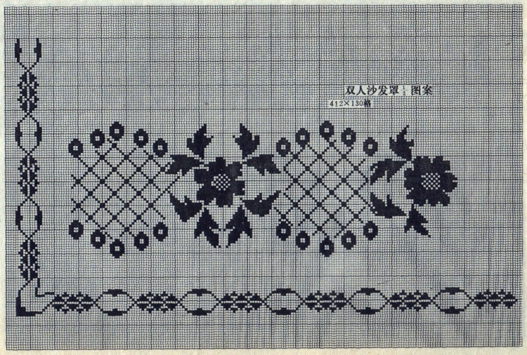 八十年代的鉤針蕾絲方格圖案 - 茗宴 - 茗香夜宴