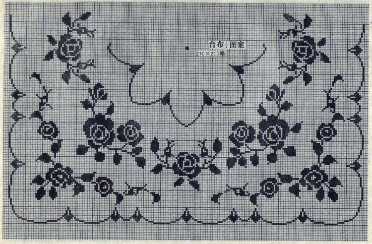 八十年代的鉤針蕾絲方格圖案 - 茗宴 - 茗香夜宴