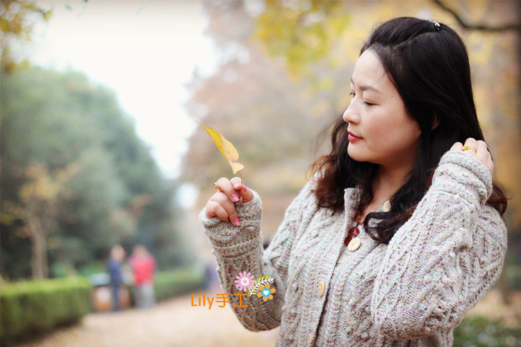 【Lily手工】--雪絨花--實(shí)用絞花外套 - Lily - Lily的手工編織天地