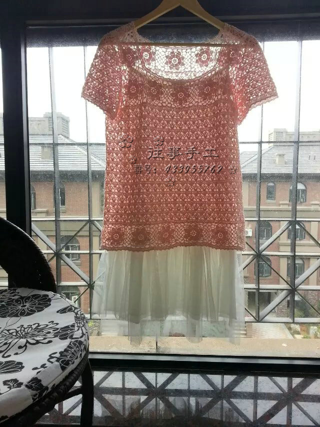 往事手工---桃花源~~拼花方領(lǐng)套頭衫 - 往事只能回味 - 往事只能回味的博客