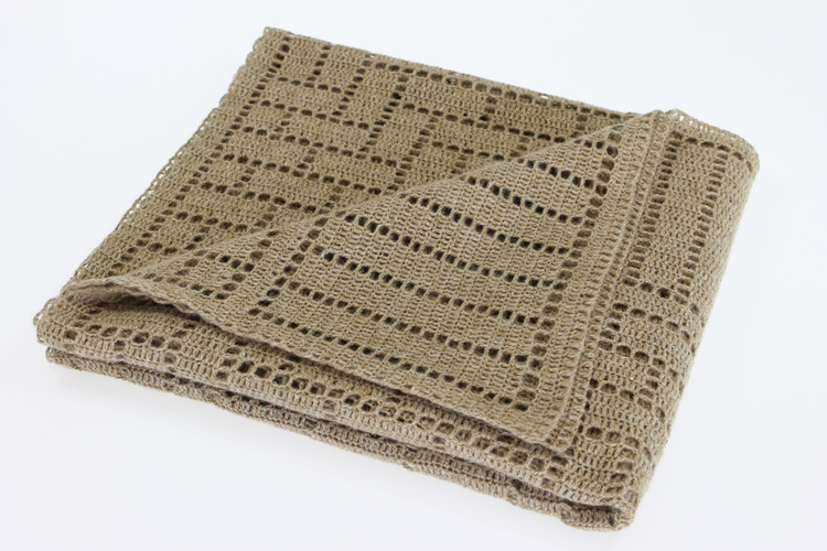 【轉載】Augustus Rectangular Shawl - 鉤針披肩 - 荷塘秀色 - 茶之韻