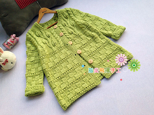 葉芽兒（1530)---女童羊毛大衣 - 指尖飛揚 - 指尖飛揚