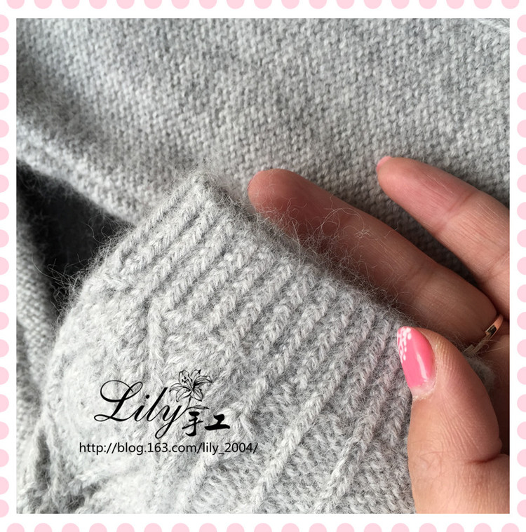 【Lily手工】--  --實(shí)用羊絨打底套衫 - Lily - Lily的手工編織天地