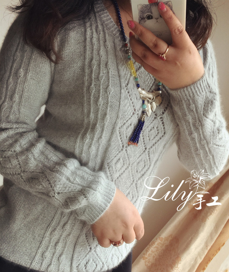 【Lily手工】--  --實(shí)用羊絨打底套衫 - Lily - Lily的手工編織天地