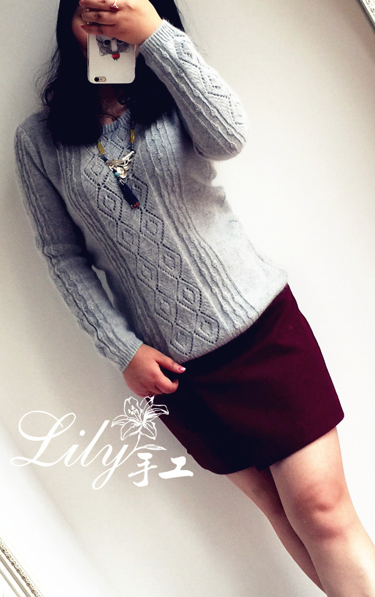 【Lily手工】--  --實(shí)用羊絨打底套衫 - Lily - Lily的手工編織天地