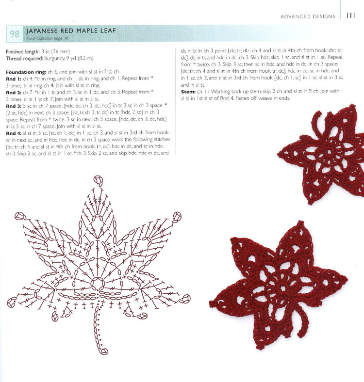 100LaceFlowersToCrochet 鉤單元花 - 紫蘇 - 紫蘇的博客