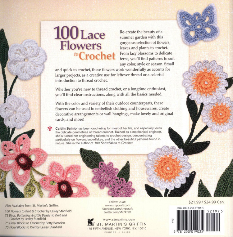 100LaceFlowersToCrochet 鉤單元花 - 紫蘇 - 紫蘇的博客