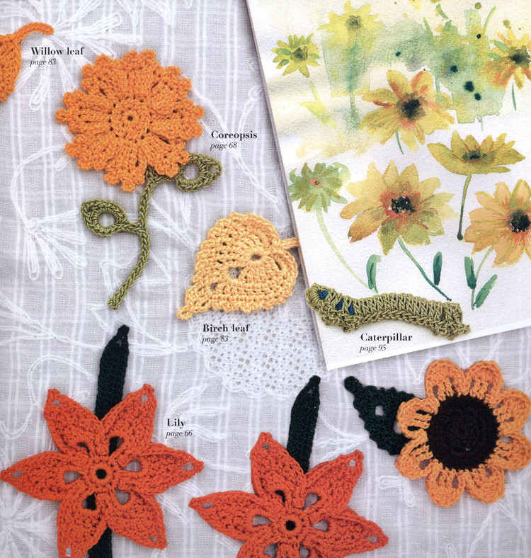 100LaceFlowersToCrochet 鉤單元花 - 紫蘇 - 紫蘇的博客
