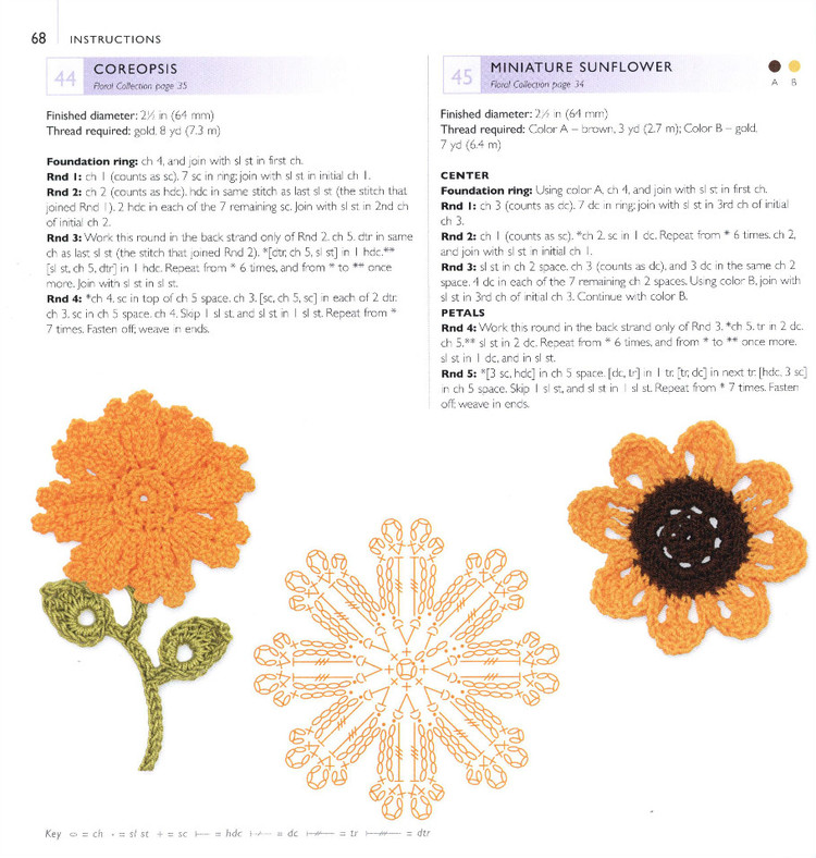 100LaceFlowersToCrochet 鉤單元花 - 紫蘇 - 紫蘇的博客