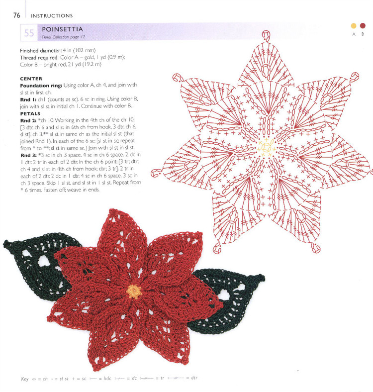 100LaceFlowersToCrochet 鉤單元花 - 紫蘇 - 紫蘇的博客