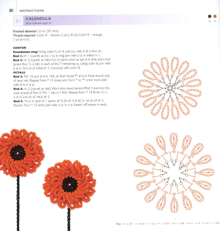 100LaceFlowersToCrochet 鉤單元花 - 紫蘇 - 紫蘇的博客