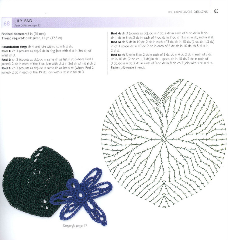 100LaceFlowersToCrochet 鉤單元花 - 紫蘇 - 紫蘇的博客