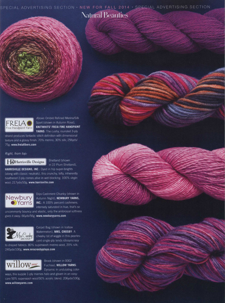 Vogue Knitting  Fall 2014 - 輕描淡寫 - 輕描淡寫