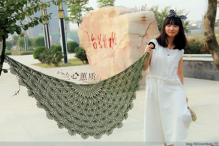 我也滿天星~~022號色羊絨菠蘿披肩（蘭心蕙質(zhì)2015） - 蘭心蕙質(zhì) - 蘭心蕙質(zhì)藍(lán)云海